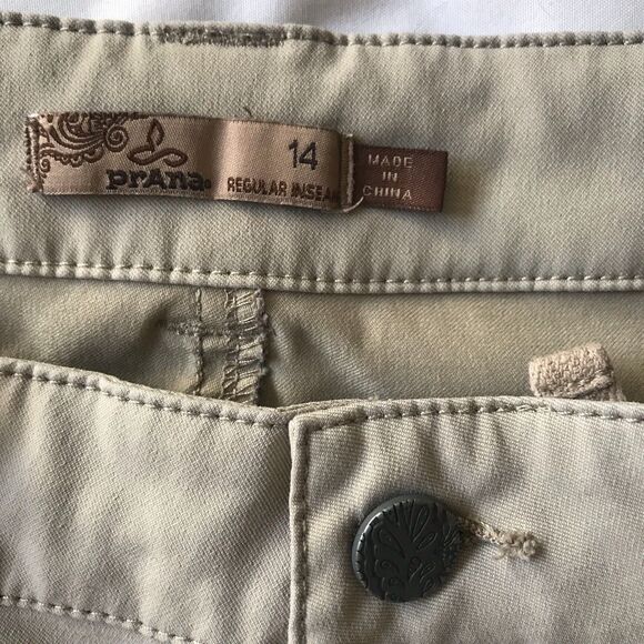prAna Monarch Convertible Pants Women 14 Outdoor Gorpcore Hiking Shorts *flaw - Picture 3 of 11